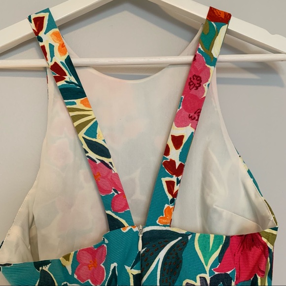 ZARA 🌺 Cut Out Floral Jumpsuit Dress - Picture 4 of 7